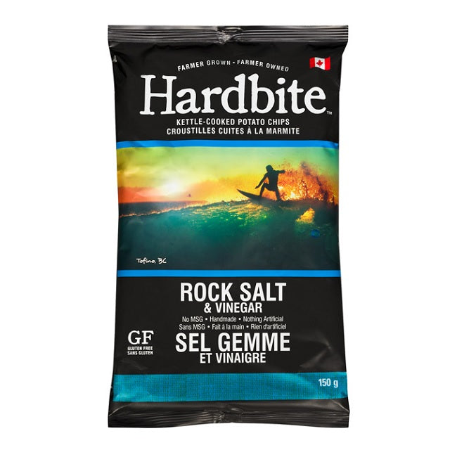 Hardbite Chips Rock Salt & Vinegar - Non-GMO