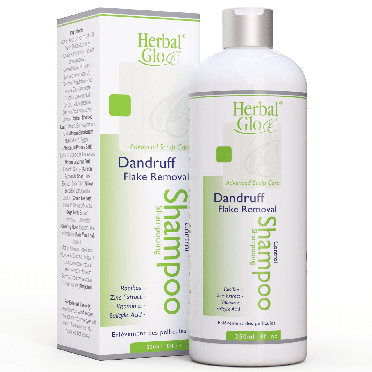 Herbal Glo Advanced Scalp Care Dandruff Flake Removal Control Shampoo 4715