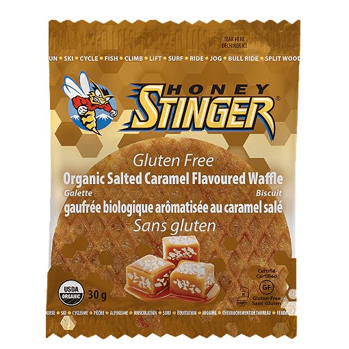 Honey Stinger Organic Gluten Free Waffle Salted Caramel 12 X 30g 