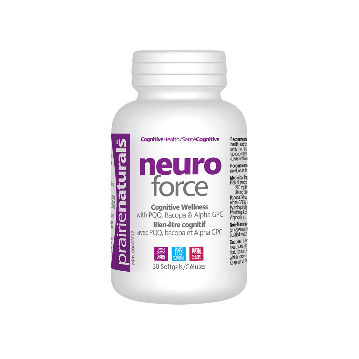 Prairie Naturals Neuro-Force Cognitive Health Blend with PQQ