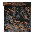 Gaiam Premium Reversible Marbled Bronze Medallion Yoga Mat 6mm - YesWellness.com