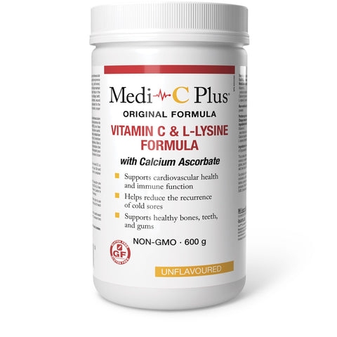 W. Gifford-Jones MD Medi-C Plus Unflavoured with Calcium 600g - Yeswellness.com