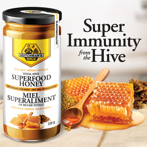 Dutchman's Gold Total Hive Superfood Honey 330g