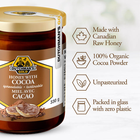 Dutchman's Gold Honey With Cocoa 330g