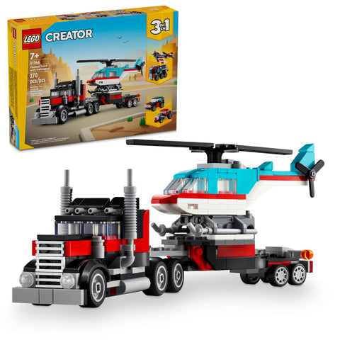 LEGO Creator Flatbed Truck with Helicopter, 31146