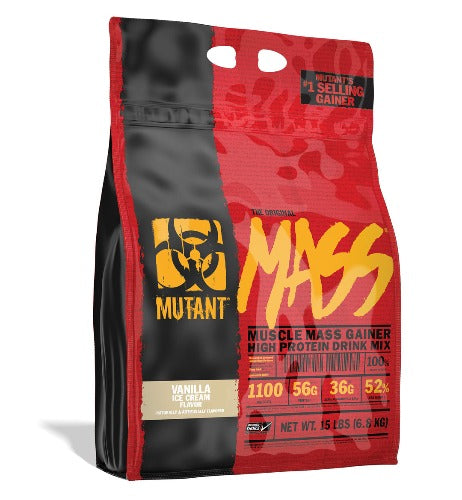 Mutant Mass Muscle Gainer (Various Flavours) vanilla 7kg