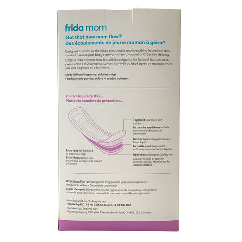 Frida Mom Postpartum Catch-All Pads 18 Count - YesWellness.com