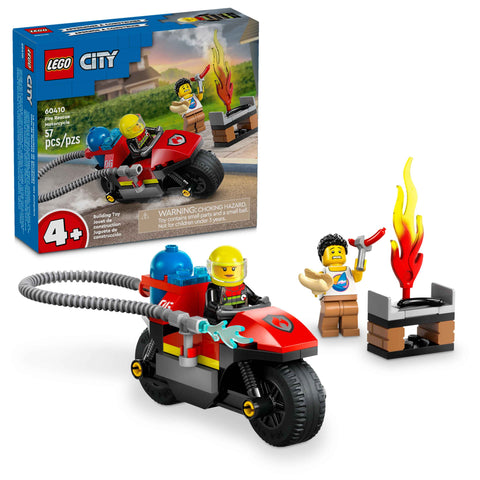 LEGO City Fire Rescue Motorcycle, 60410