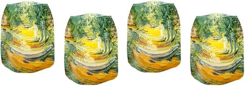 Modgy Luminary Lanterns Bank of the Oise by Van Gogh - Set of 4