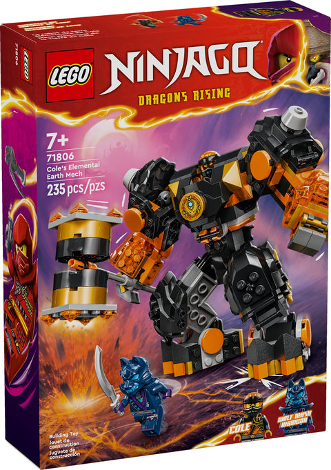 LEGO Ninjago Cole's Elemental Earth Mech, 71806