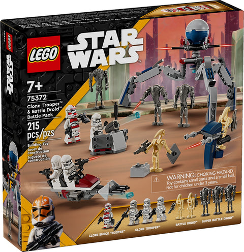 LEGO Star Wars Clone Trooper™ & Battle Droid™ Battle Pack, 75372