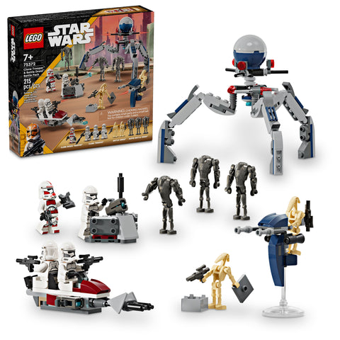 LEGO Star Wars Clone Trooper™ & Battle Droid™ Battle Pack, 75372