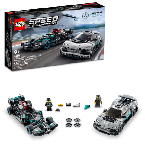 LEGO Speed Champions Mercedes-AMG F1 W12 E Performance & Merc, 76909