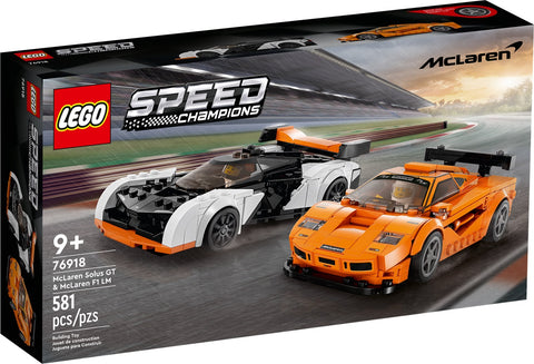 LEGO Speed Champions McLaren Solus GT & McLaren F1 LM, 76918