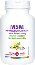 New Roots MSM Methylsulfonylmethane 100% Pure 850mg - Yeswellness.com