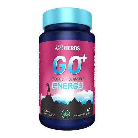 Expires November 2024 Clearance 88 Herbs Go+ Energy 250mg 60 Veg Capsules