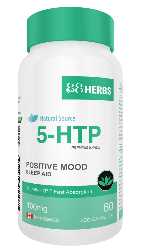 Expires January 2025 Clearance 88Herbs 5-HTP 100mg 60 veg capsules