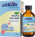 allKidz BioActive Iron Liquid 100mL - Yeswellness.com