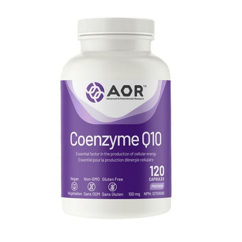 AOR Co-Enzyme Q10 Veg Capsules (Various Sizes)