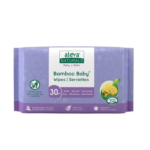 Aleva Naturals Bamboo Travel Size Baby Wipes (Various Sizes)