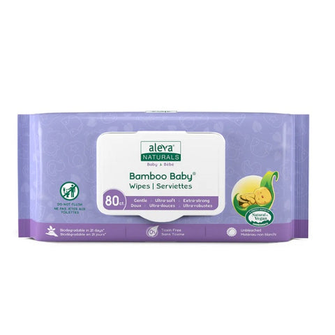 Aleva Naturals Bamboo Travel Size Baby Wipes (Various Sizes)