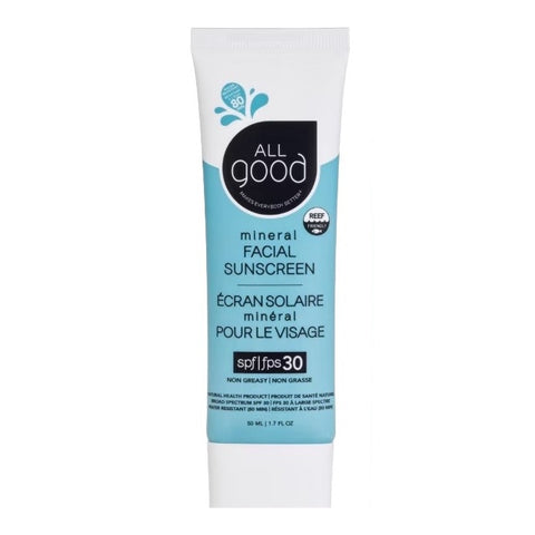 All Good Mineral Facial Sunscreen Lotion SPF 30 50 mL