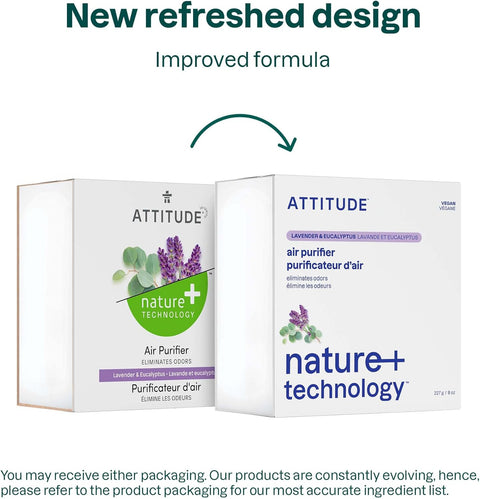 Attitude Nature+ Technology Air Purifier Lavender & Eucalyptus 227g