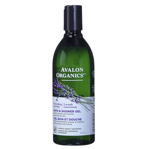 Avalon Organics Nourishing Lavender Bath & Shower Gel 355mL