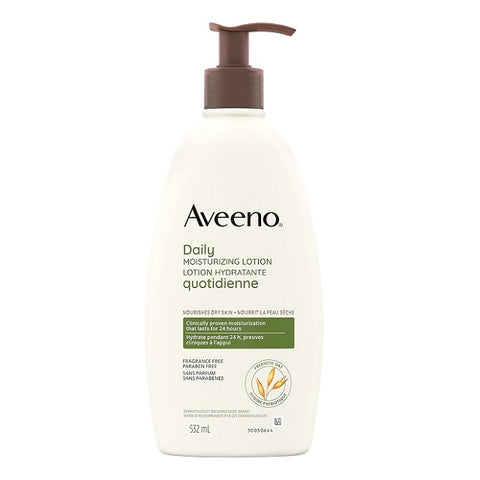 Aveeno Daily Moisturizing Lotion Fragrance Free 532mL