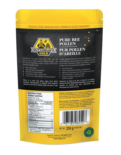 Dutchman's Gold Premium Canadian Bee Pollen 250g