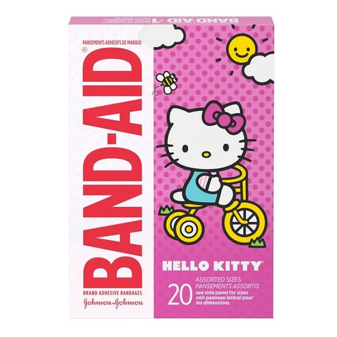 Band-Aid Adhesive Bandages Hello Kitty 20 Bandages - YesWellness.com