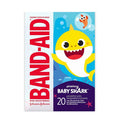 Band-Aid Baby Shark Adhesive Bandages 20 Assorted Sizes