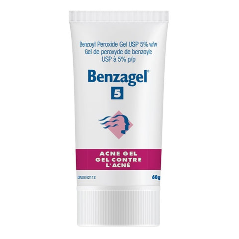 Benzagel Acne Gel 5% (Various Sizes)