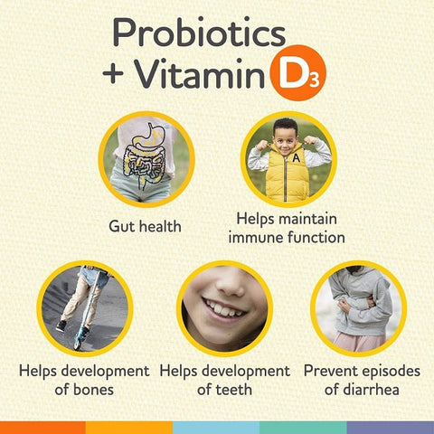 BioGaia Junior Probiotic 30 Tablets with Vitamin D - YesWellness.com