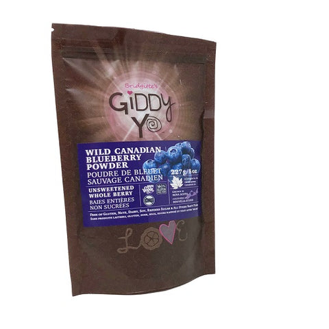 Giddy Yo Wild Canadian Blueberry Powder