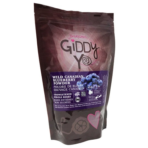 Giddy Yo Wild Canadian Blueberry Powder