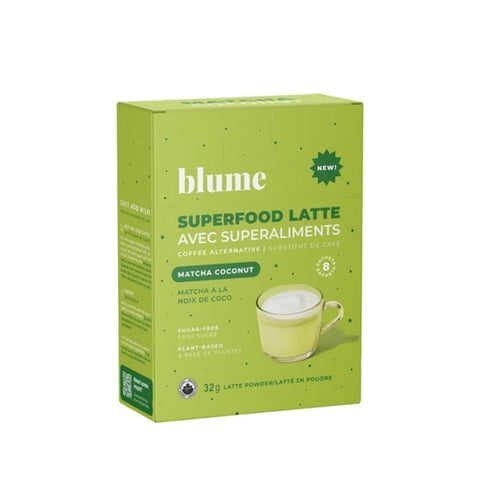 Blume Superfood Matcha Coconut Latte Mix Powder Singles 8 x 4g