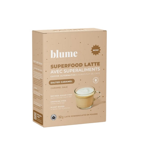 Blume Superfood Salted Caramel Latte Mix Powder Singles 8 x 4g