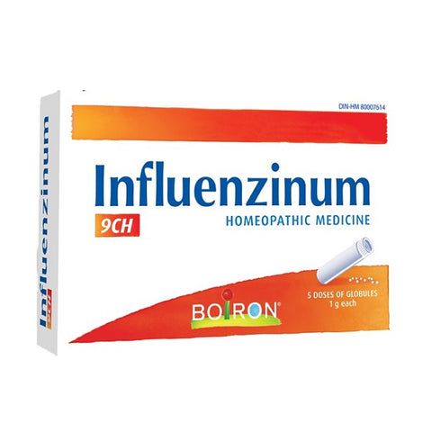 Boiron Influenzium Homeopathic Medicine 9CH 5 doses of globules 1g each