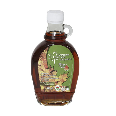 Canadian Heritage Organics Dark Maple Syrup 250mL