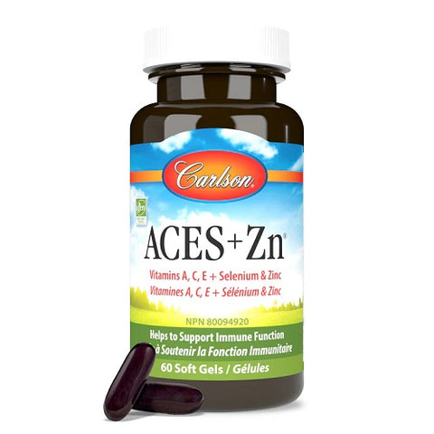 Carlson ACES + Zn 60 soft gels 