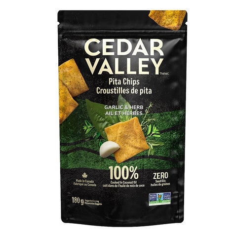 Cedar Valley Pita Chips 180g (Various Flavours)