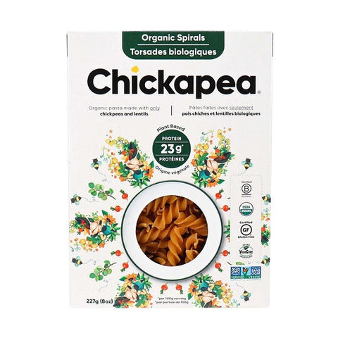 Expires December 2024 Clearance Chickapea Organic Pasta Spirals 227g