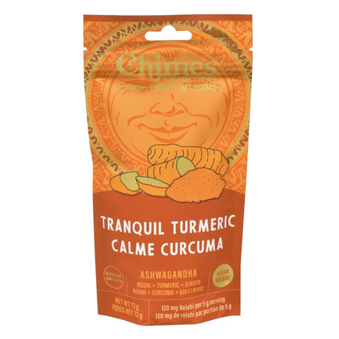 Chimes Herbal Chews Tranquil Turmeric Adaptogen 72g - YesWellness.com