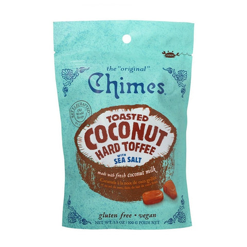 Chimes Toasted Coconut Hard Toffee with Sea Salt 100g - YesWellness.com