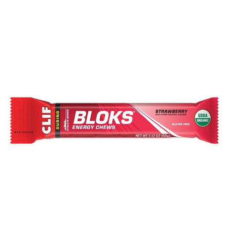 Clif Blocks Energy Chews Strawberry 18 x 60g