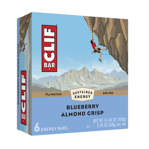 Cliff Bar Blueberry Almond Crisp 12x68g Box