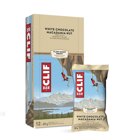 Cliff Bar White Chocolate Macadamia Nut Bar 12x68g