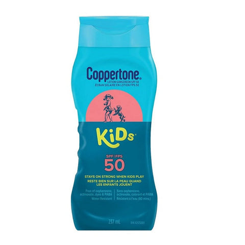 Expires February 2025 Clearance Coppertone Kids Sunscreen Lotion SPF 50 - 237mL