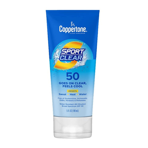 Coppertone Sport Clear Sunscreen Water Resistant SPF 50 - 148mL